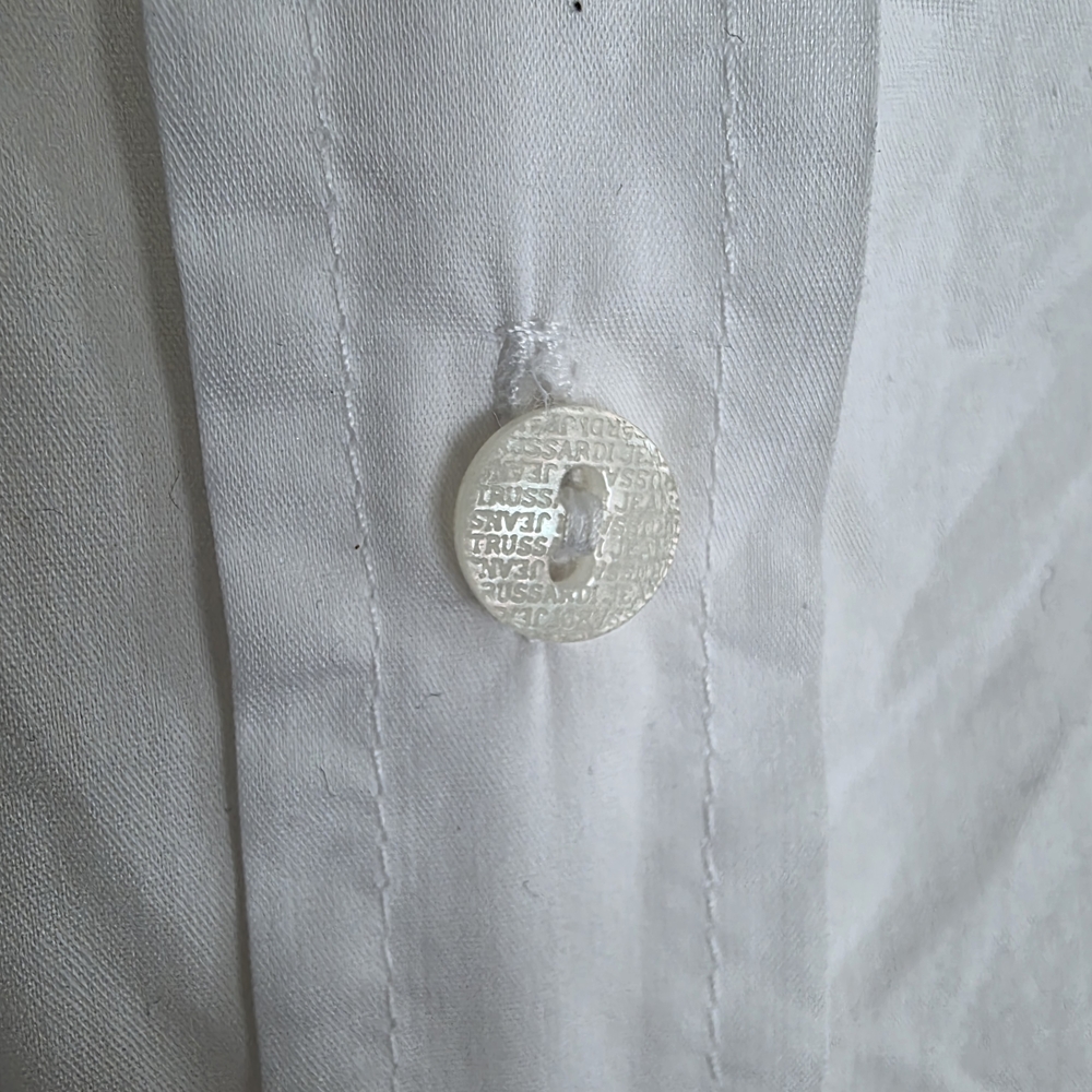 Trussardi White Casual Button Down Shirt - Picture 5 of 8